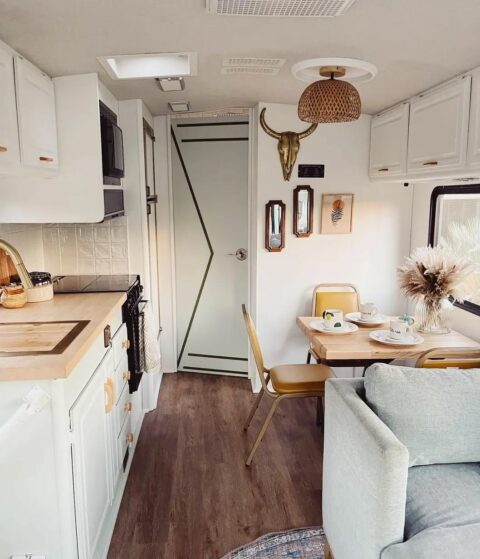 Your RV renovation is unique and personal so help it stand out even more with a couple quick staging tips