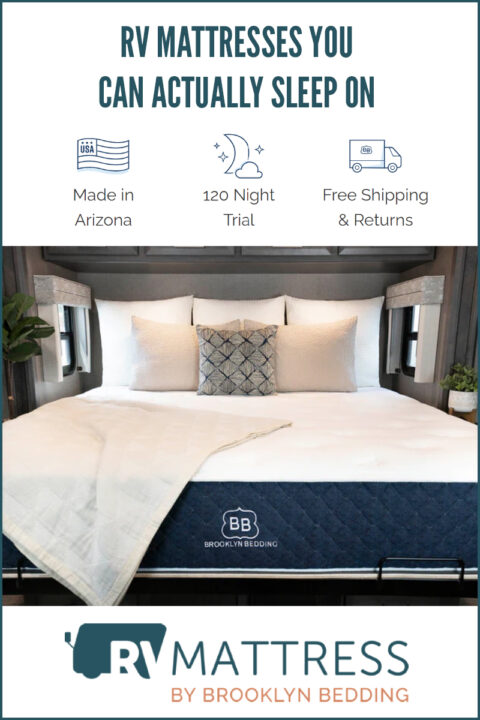 RV mattresses you can actually sleep on