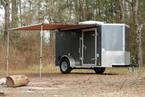 Converted cargo trailers are similar to a traditional RV, but instead of being built from the ground up, they are converted from an existing cargo trailer.
