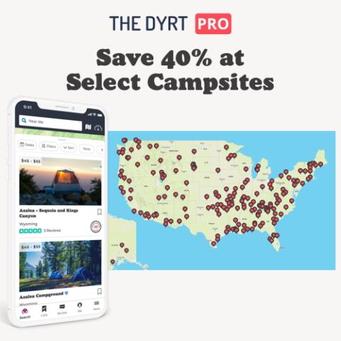 The Dyrt - Save 40% at select campsites