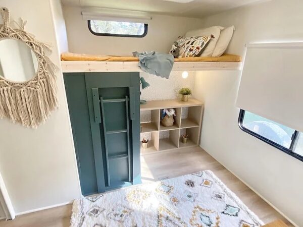 Professionally Renovated Trailer with New Furniture and Bunk Room for 3 Kids